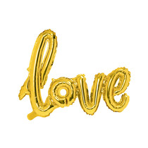 Folieballon Love Goud - 73 x 59cm