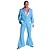 Gala feestkostuum blauw elite