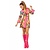 Disco popart jurk vrouw