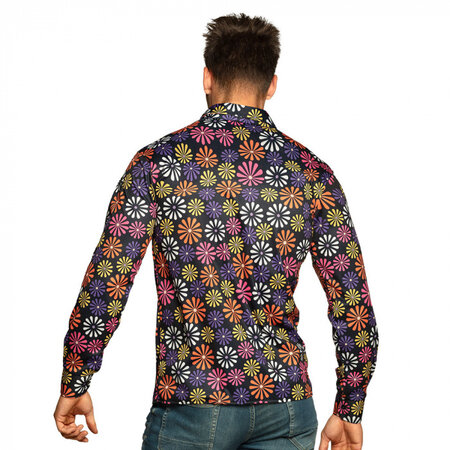 Blouse Flower Power Hippie Heren