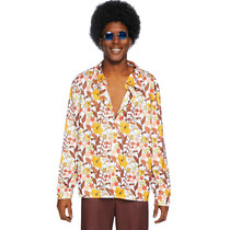 Hippie Blouse Floral Heren