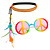 Set Hippie Regenboog 2-Delig