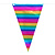 Vlaggenlijn Regenboog Metallic (10m)