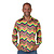 Party Blouse Zigzag Colorful Heren
