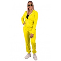 Trainingspak Basic Neon Geel Dames