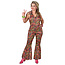 70's Jumpsuit Pebbles Flowers Premium
