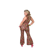 70's Jumpsuit Pebbles Flowers Premium