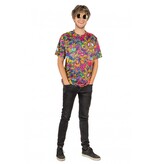 Hippie T-shirt Heren Colorful Dreams