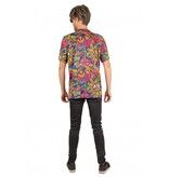 Hippie T-shirt Heren Colorful Dreams