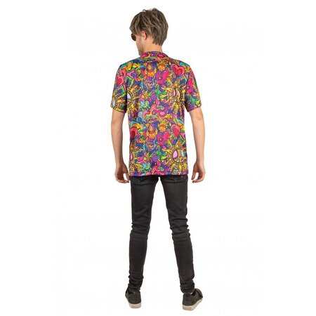 Hippie T-shirt Heren Colorful Dreams