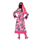 Hippie Mantel Roze/Paars Flower Chantal