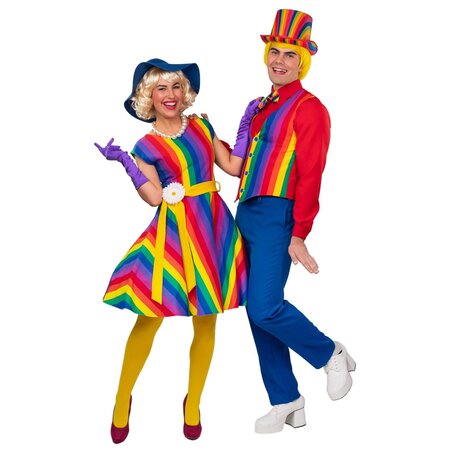 Jurk Regenboog  Roxy