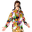 Party Blouse 70's Flower Power