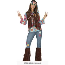 Hippie Kostuum Vrouw Peace Lotus