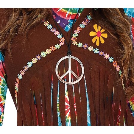 Hippie Kostuum Vrouw Peace Lotus