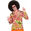 60's Blouse Heren Peace & Paisley Oranje
