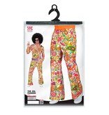 Flared 60's Broek Heren Peace & Paisley