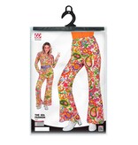 Flared Broek 60's Peace & Paisley Dames