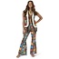 Hippie Vest Boho Vierkant Dames