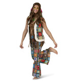 Hippie Vest Boho Vierkant Dames