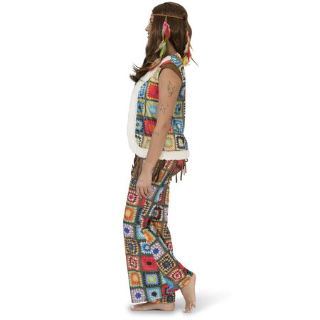 Hippie Vest Boho Vierkant Dames