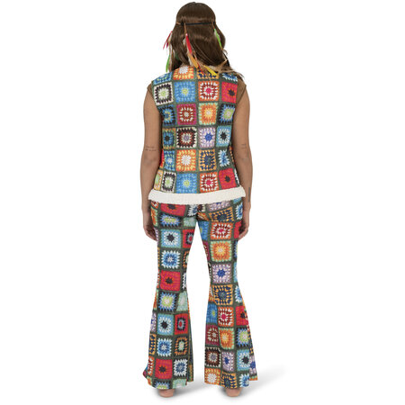 Hippie Vest Boho Vierkant Dames