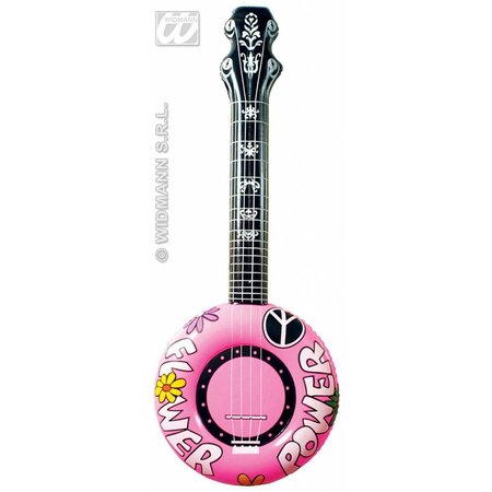 Opblaasbare Flower Power Banjo