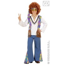 Hippie kostuum jongen Woodstock