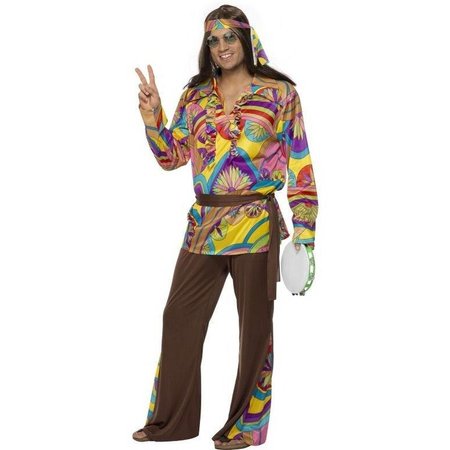 Sixties Hippie kostuum man