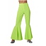 Hippie broek neon groen vrouw