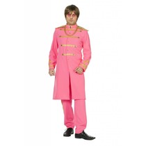 Sgt. Pepper Beatles kostuum roze