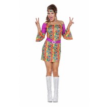 Hippie kostuum dames Topaz