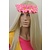 Haarband met Bloemen Roze