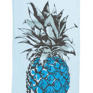 Mycha Ibiza Kikoy strandlaken ananas blauw