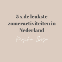 5 x de leukste zomeractiviteiten