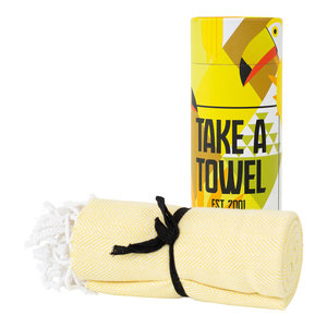 Take A Towel Take A Towel Hamamdoek geel Toeken TAT 4-6