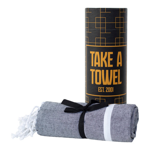 Take A Towel Take A Towel Hamamdoek zwart goud TAT 5-1