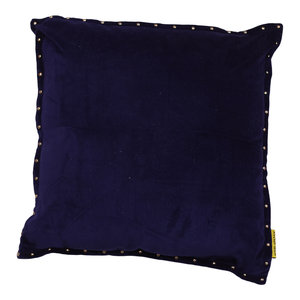 Mycha Ibiza Sierkussen Pala Velvet katoen 45x45 Donkerblauw