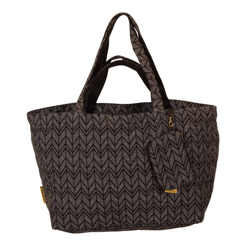 Mycha Ibiza XL Jacquard shopper strandtas 947