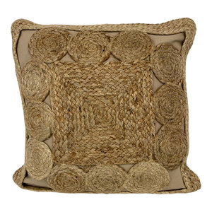 Mycha Ibiza Jute sierkussen gevlochten 45x45 cm J5