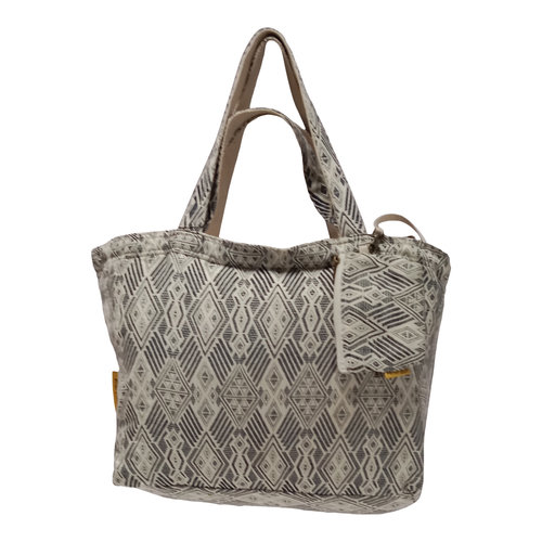 Mycha Ibiza XL Jacquard shopper strandtas MYC220001