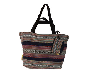 Mycha Ibiza strandtas weekendtas handtas rits clutch katoen Mycha ibiza