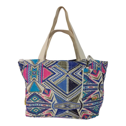 Mycha Ibiza XL Jacquard shopper strandtas MYC220018