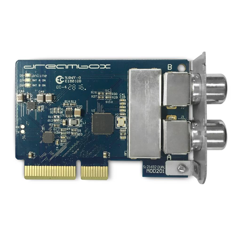 DVB-C-T2 DUAL (TWIN) tuner voor Dreambox - Satelliet winkel CardWriter