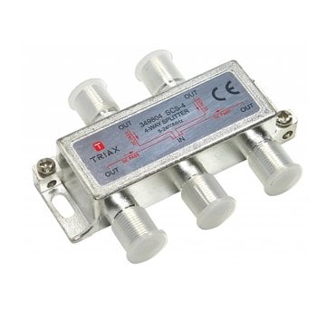 Triax Triax SCS-4 signaal splitter 4 voudig 5-2400Mhz