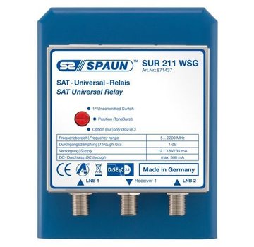 Spaun Spaun SUR 211 F uncommitted DiSEqC 2/1 WSG