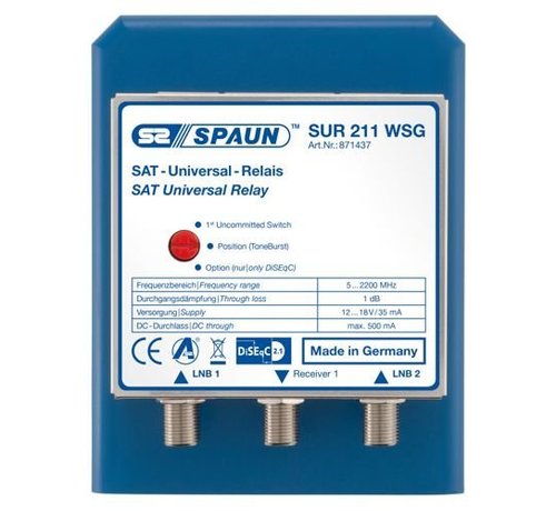 Spaun Spaun SUR 211 F uncommitted DiSEqC 2/1 WSG