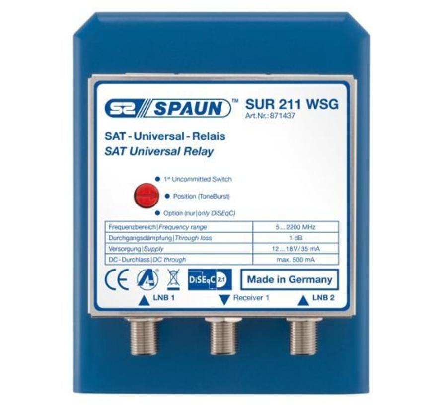 Spaun SUR 211 F uncommitted DiSEqC 2/1 WSG