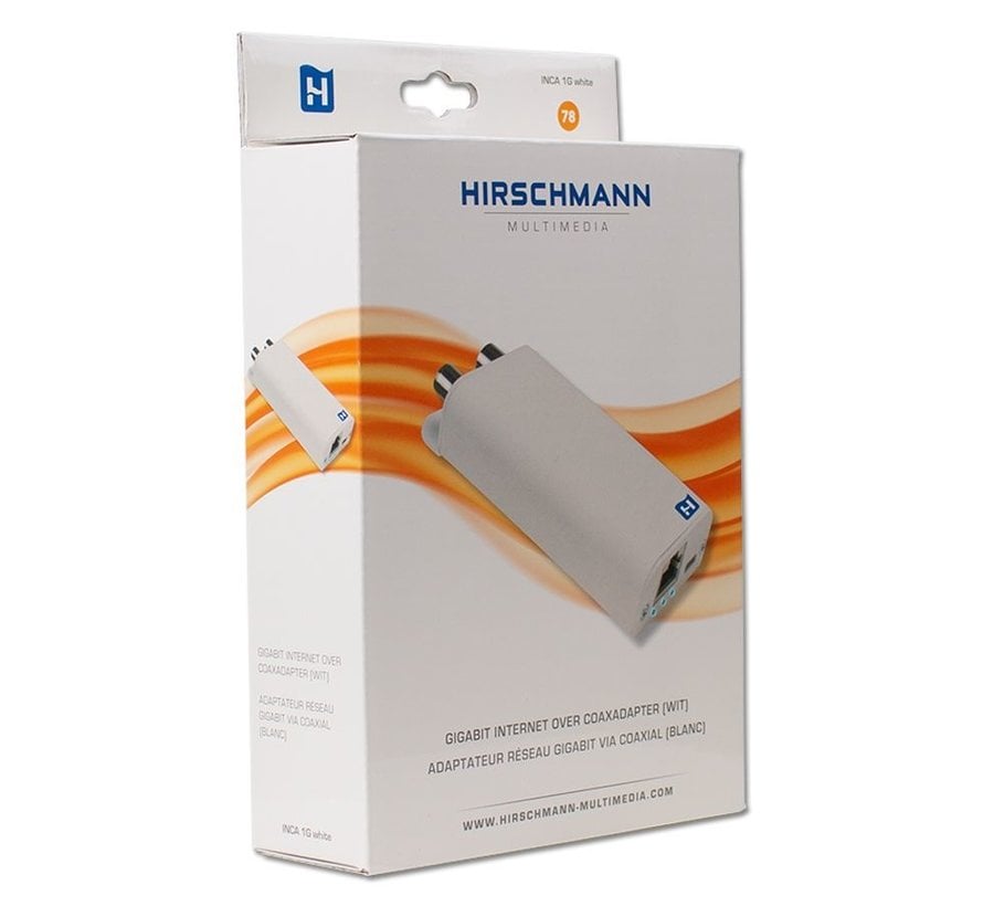 Hirschmann INCA 1G white Gigabit EoC Adapter