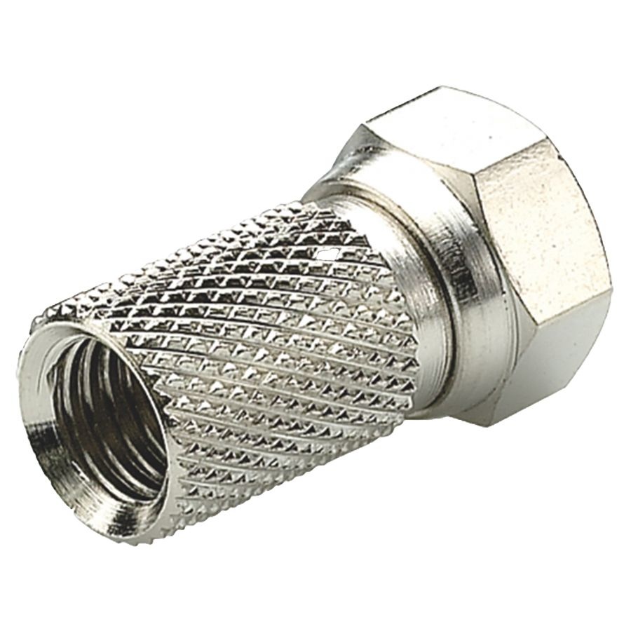 10 Connecteurs F 7mm - GVSS - Pour Câble Antenne TV/Satellite - Cuivre